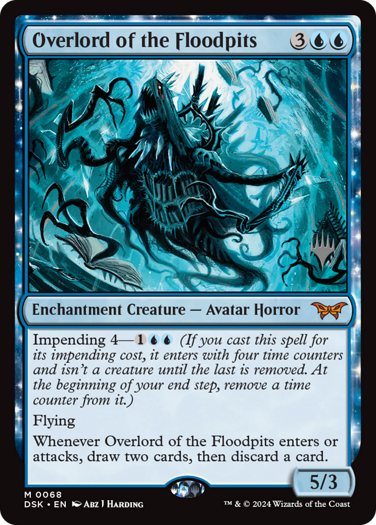 Image of Overlord of the Floodpits (Promo Pack) [Duskmourn: House of Horror Promos]