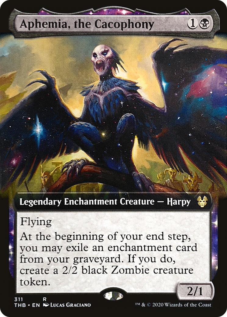 Image of Aphemia, the Cacophony (Extended Art) [Theros Beyond Death]