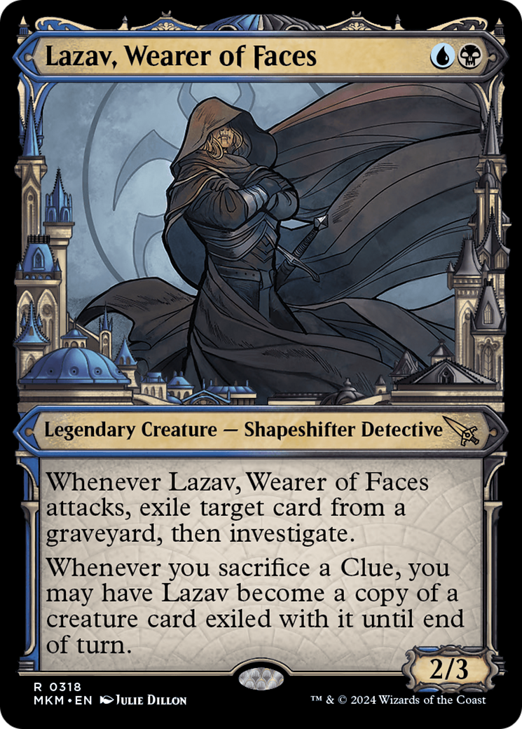 Image of Lazav, Wearer of Faces (Showcase) (0318) [Murders at Karlov Manor]