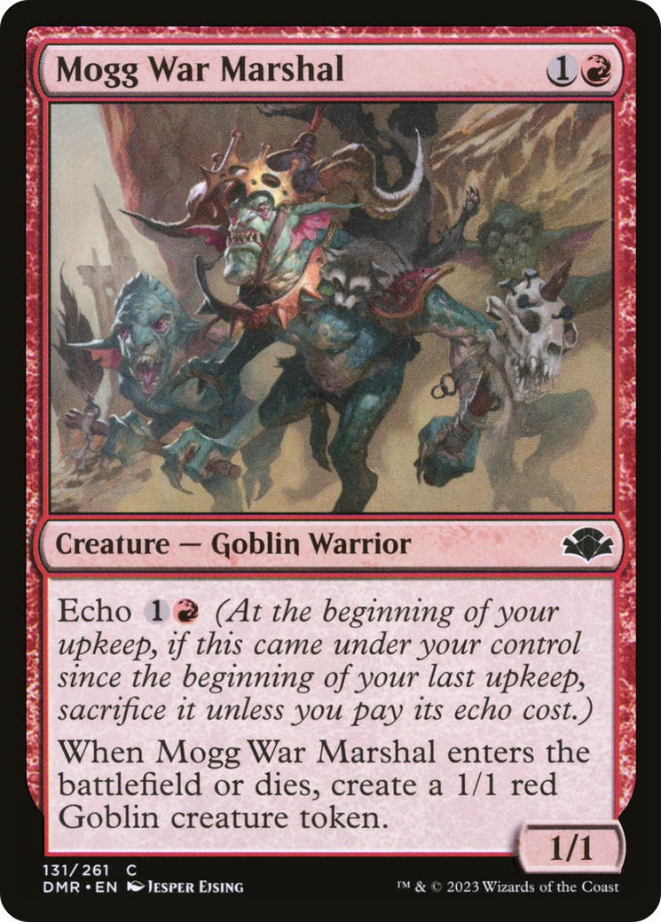Image of Mogg War Marshal [Dominaria Remastered]