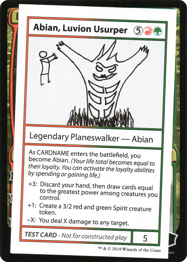 Image of Abian, Luvion Usurper (2021 Edition) [Mystery Booster Playtest Cards]