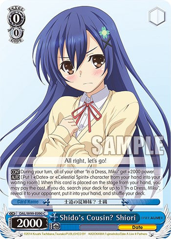 Image of Shido's Cousin? Shiori [Date A Live Vol.2]