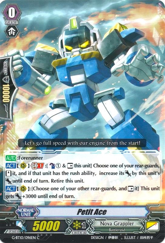 Image of Petit Ace (G-BT10/096EN) [Raging Clash of the Blade Fangs]