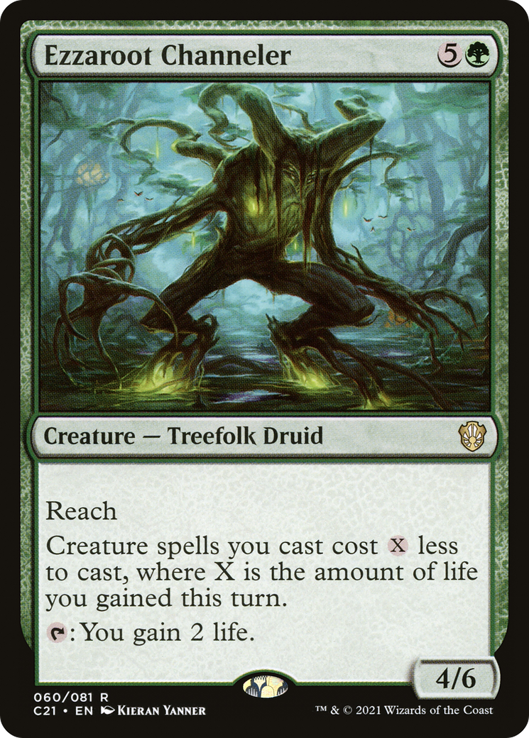 Image of Ezzaroot Channeler [Commander 2021]