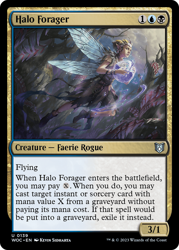 Image of Halo Forager [Wilds of Eldraine Commander]