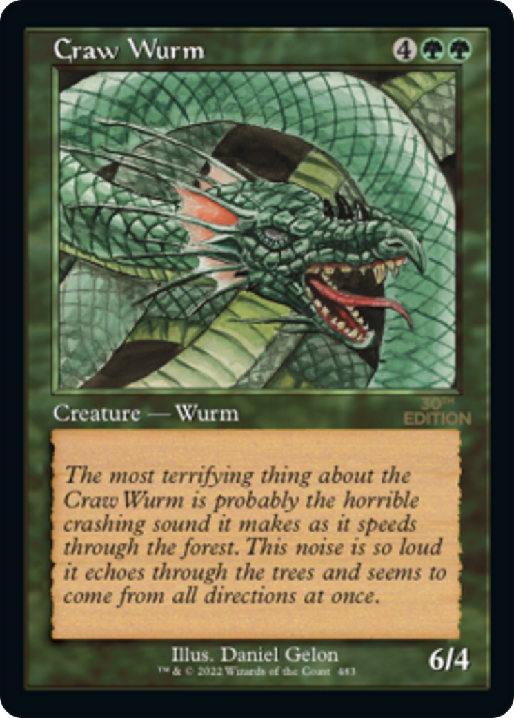 Image of Craw Wurm (Retro) [30th Anniversary Edition]