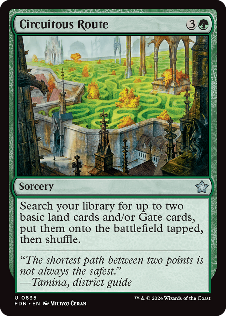 Image of Circuitous Route [Foundations]