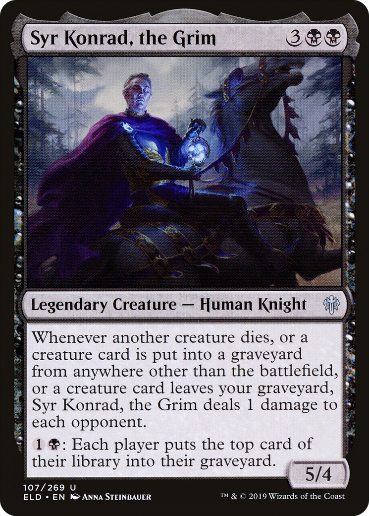 Image of Syr Konrad, the Grim [Throne of Eldraine]