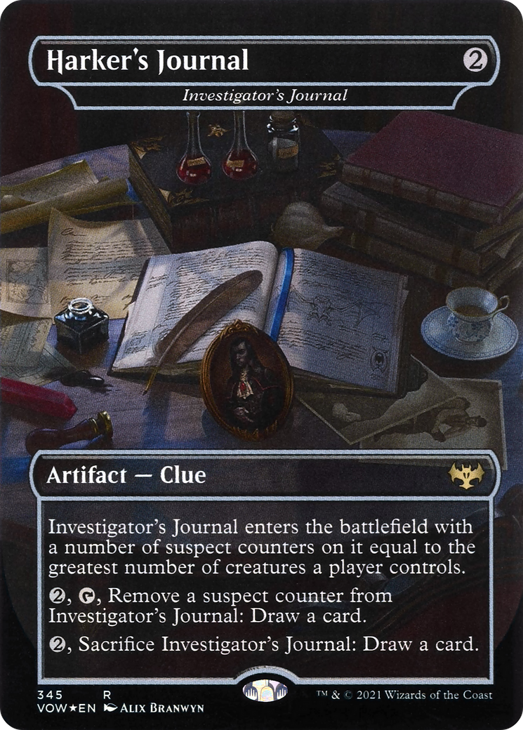 Image of Investigator's Journal - Harker's Journal [Innistrad: Crimson Vow]