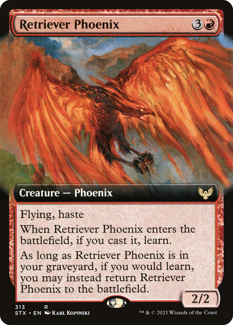 Image of Retriever Phoenix (Extended Art) [Strixhaven: School of Mages]