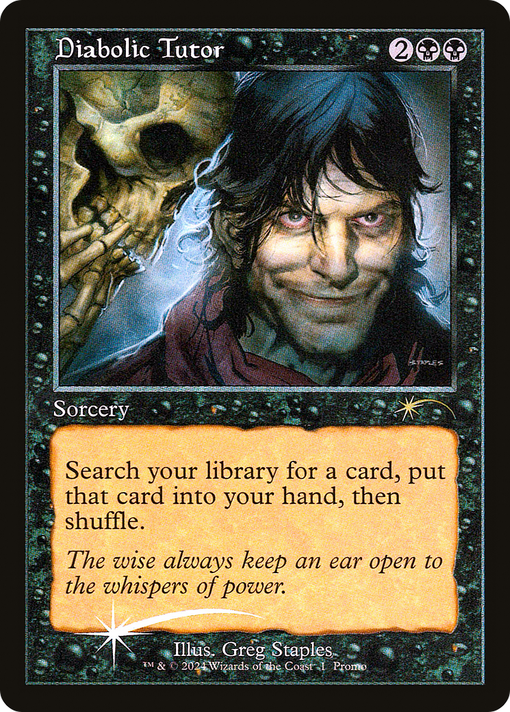Image of Diabolic Tutor [Wizards Play Network 2024]