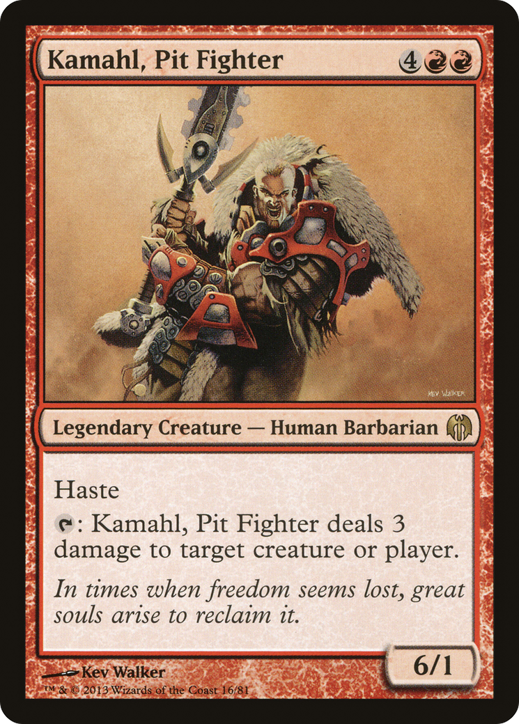 Image of Kamahl, Pit Fighter [Duel Decks: Heroes vs. Monsters]