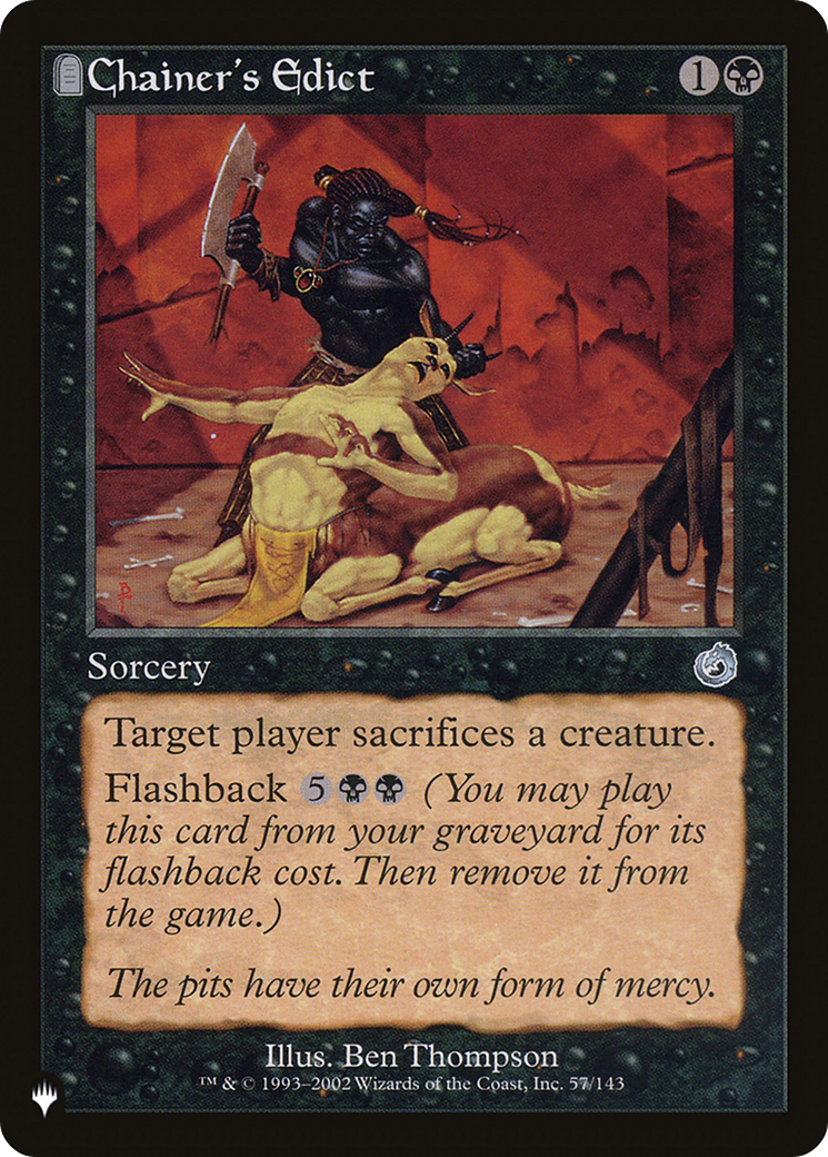 Image of Chainer's Edict [The List]