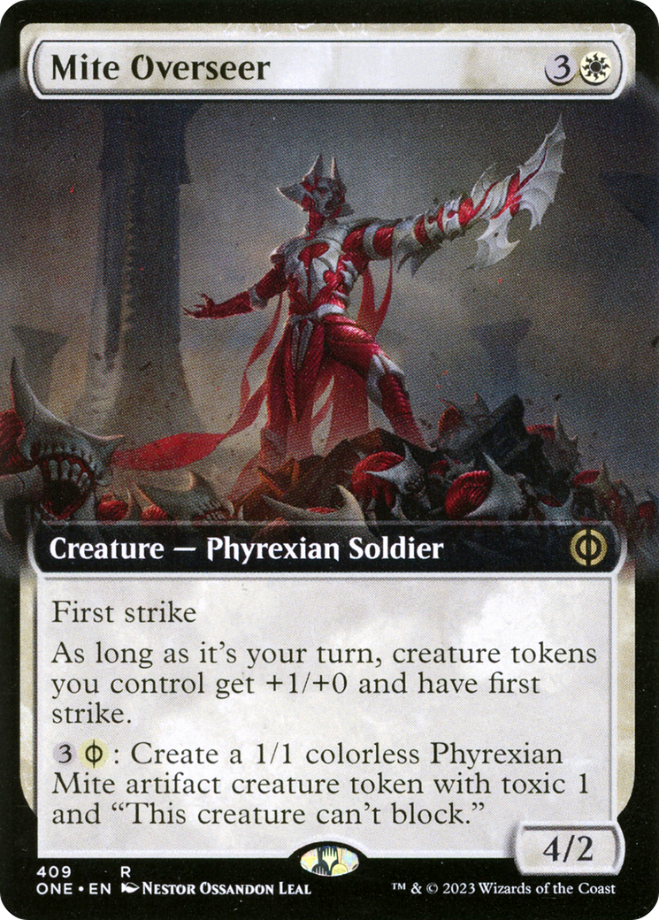 Image of Mite Overseer (Extended Art) [Phyrexia: All Will Be One]