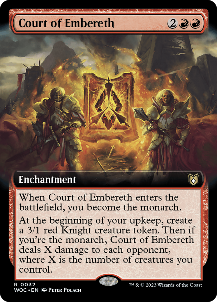 Image of Court of Embereth (Extended Art) [Wilds of Eldraine Commander]