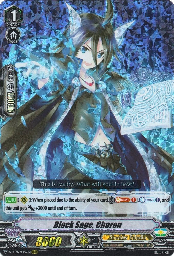 Image of Black Sage, Charon (V-BT02/006EN) [Strongest! Team AL4]