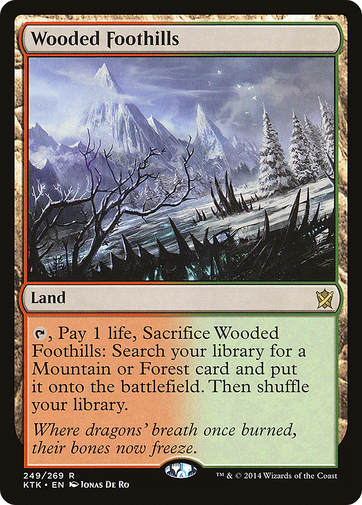 Image of Wooded Foothills [Khans of Tarkir]