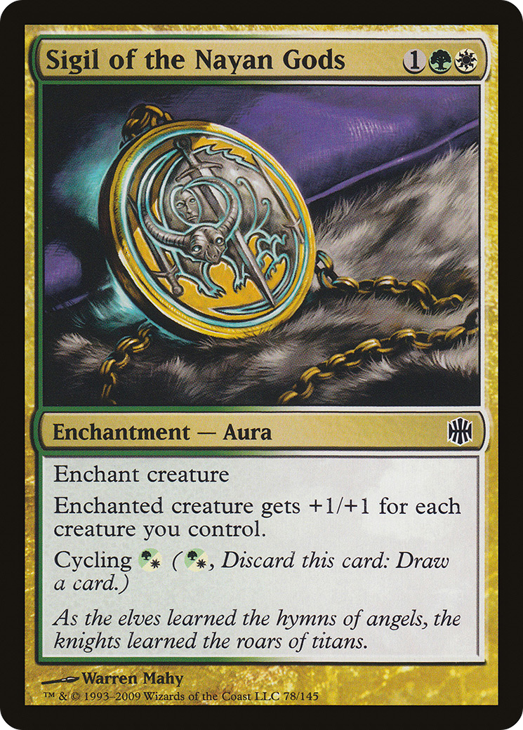 Image of Sigil of the Nayan Gods [Alara Reborn]
