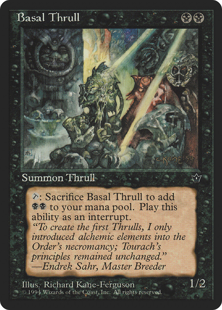Image of Basal Thrull (Richard Kane Ferguson) [Fallen Empires]