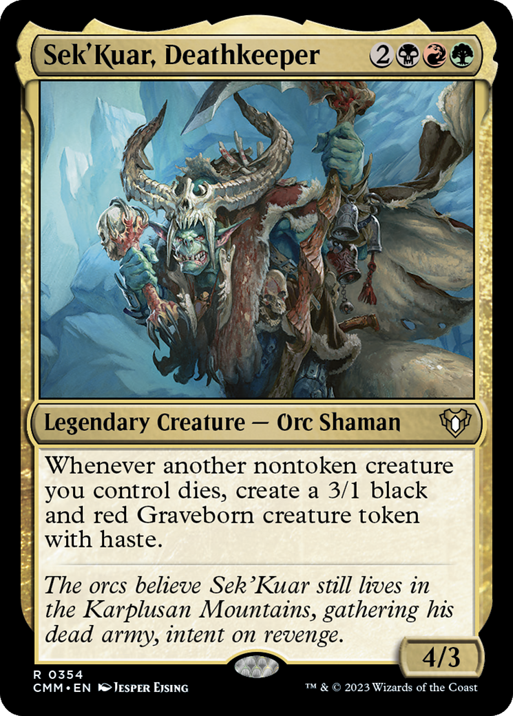 Image of Sek'Kuar, Deathkeeper [Commander Masters]