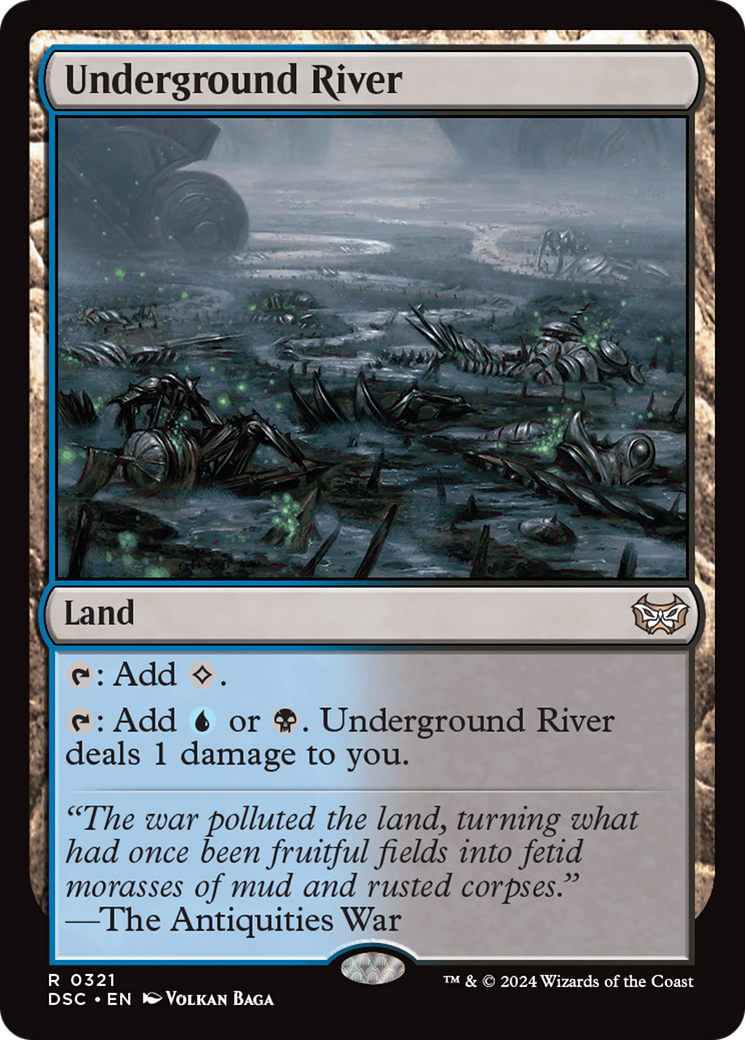 Image of Underground River [Duskmourn: House of Horror Commander]
