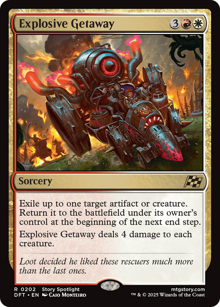 Image of Explosive Getaway [Aetherdrift]