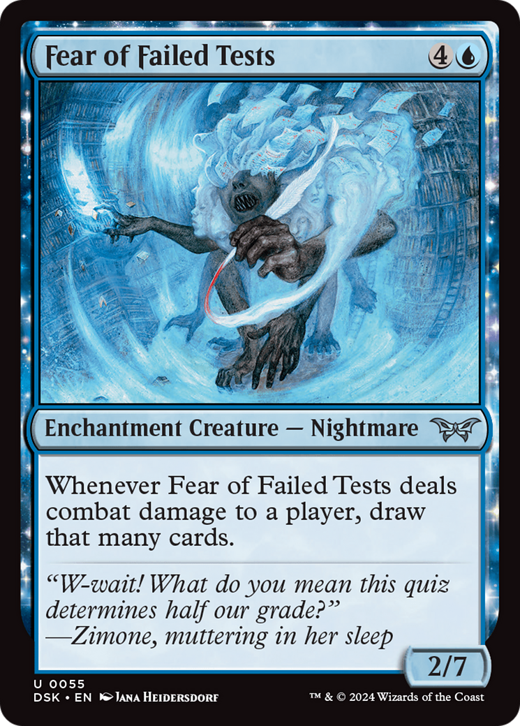 Image of Fear of Failed Tests [Duskmourn: House of Horror]
