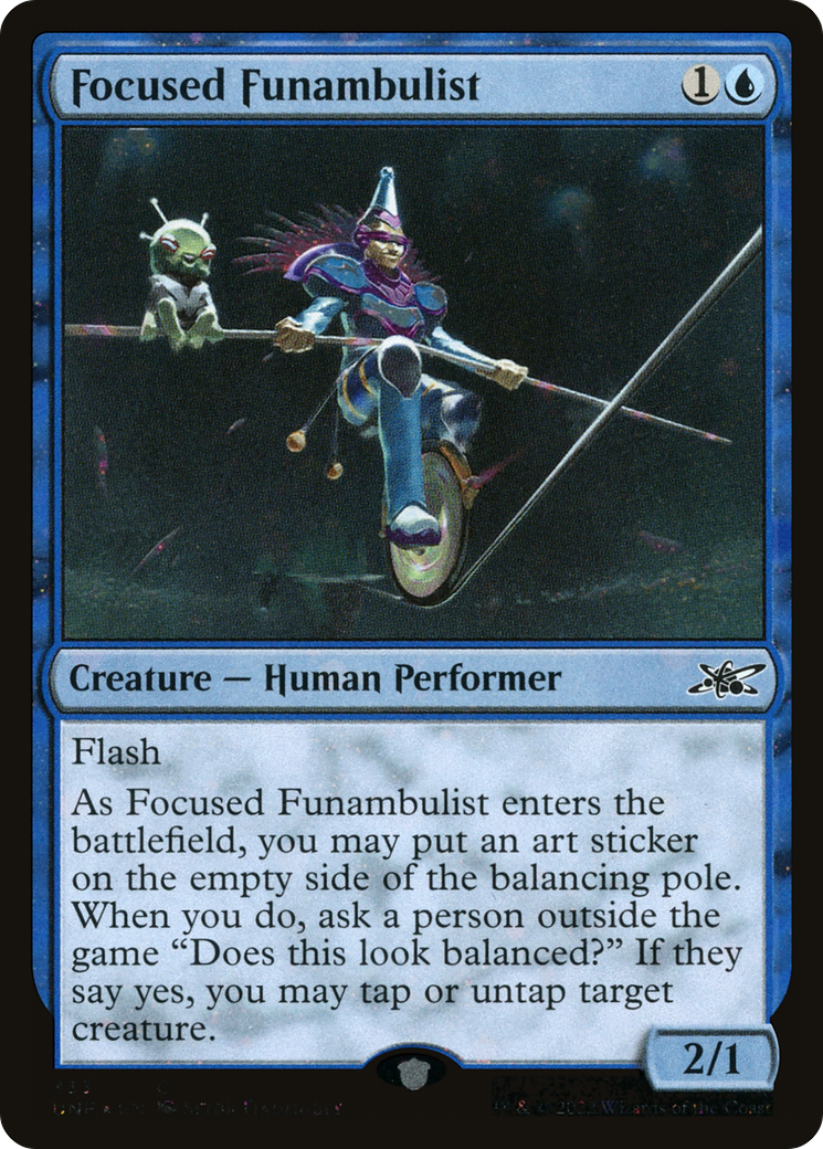 Image of Focused Funambulist (Galaxy Foil) [Unfinity]