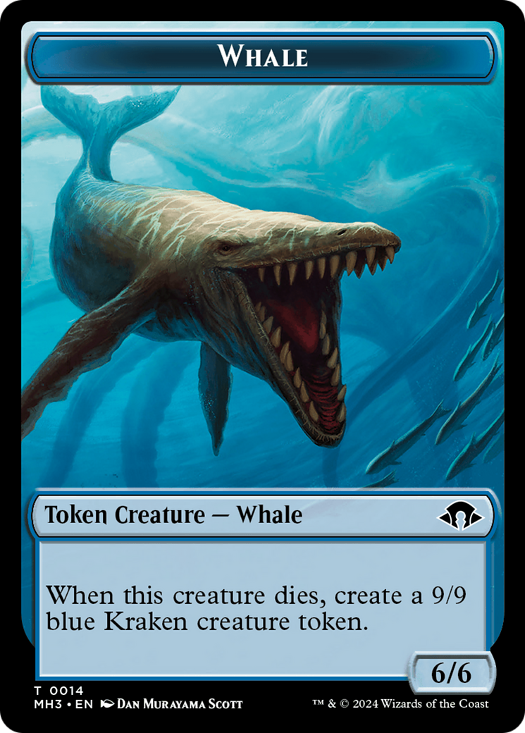 Image of Eldrazi Spawn // Whale Double-Sided Token [Modern Horizons 3 Tokens]