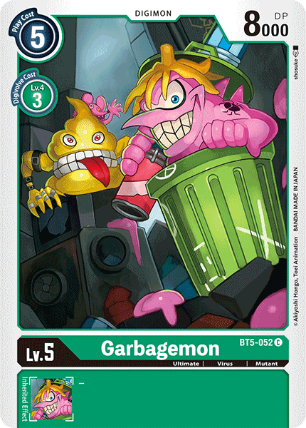 Image of Garbagemon [BT5-052] [Battle of Omni]