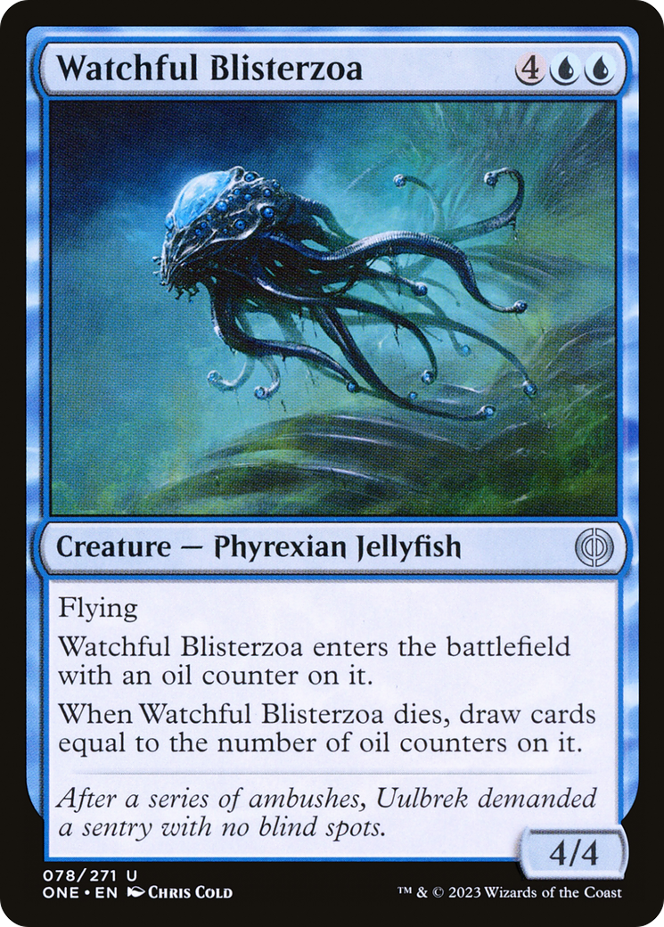 Image of Watchful Blisterzoa [Phyrexia: All Will Be One]