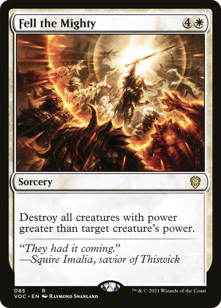 Image of Fell the Mighty [Innistrad: Crimson Vow Commander]