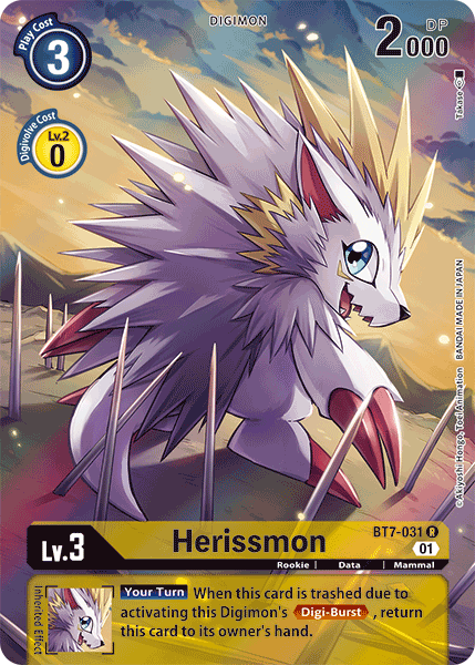 Image of Herissmon [BT7-031] (Alternate Art) [Next Adventure]