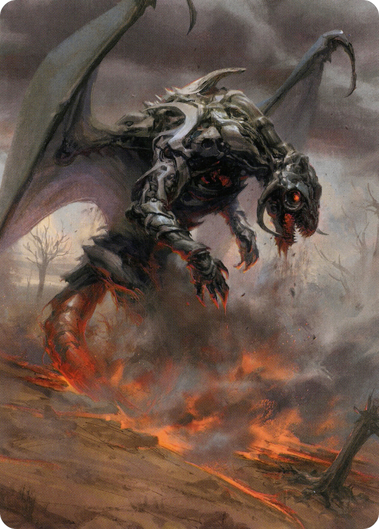 Image of Scion of Draco Art Card [Modern Horizons 2 Art Series]