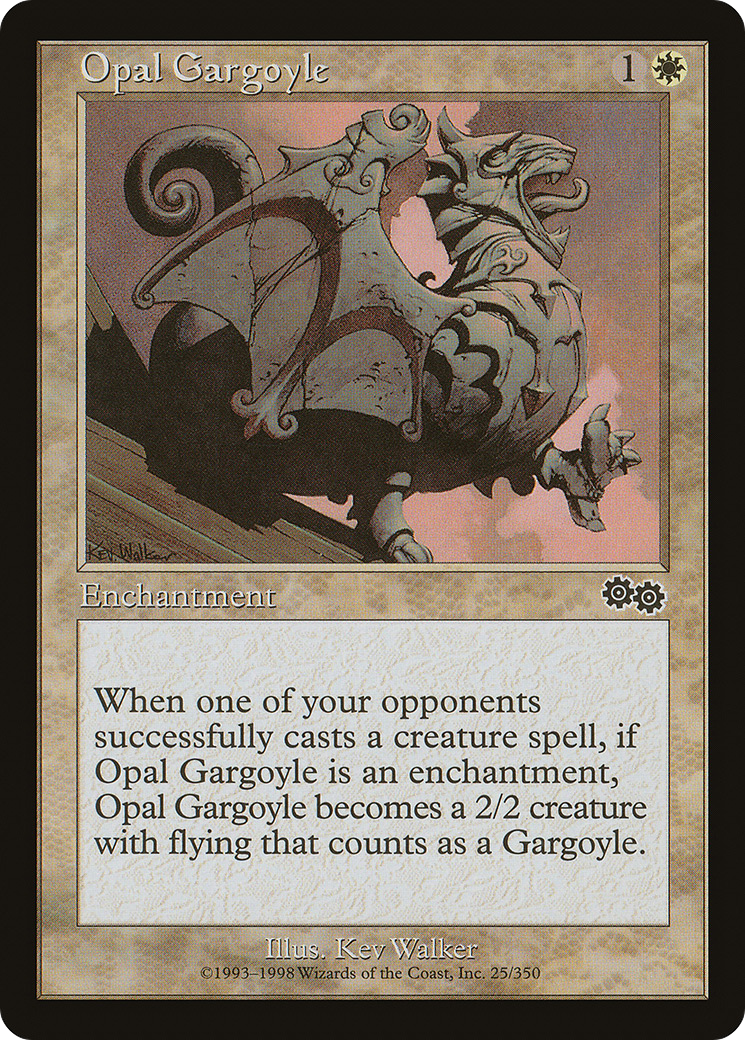 Image of Opal Gargoyle [Urza's Saga]