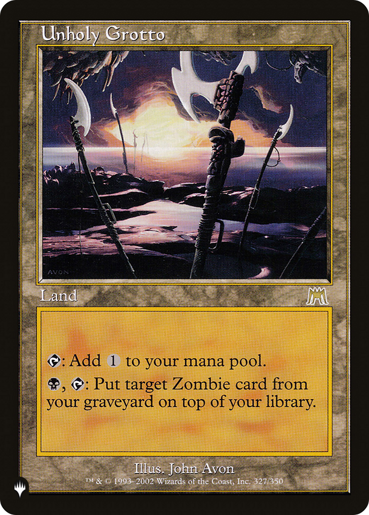 Image of Unholy Grotto [The List]