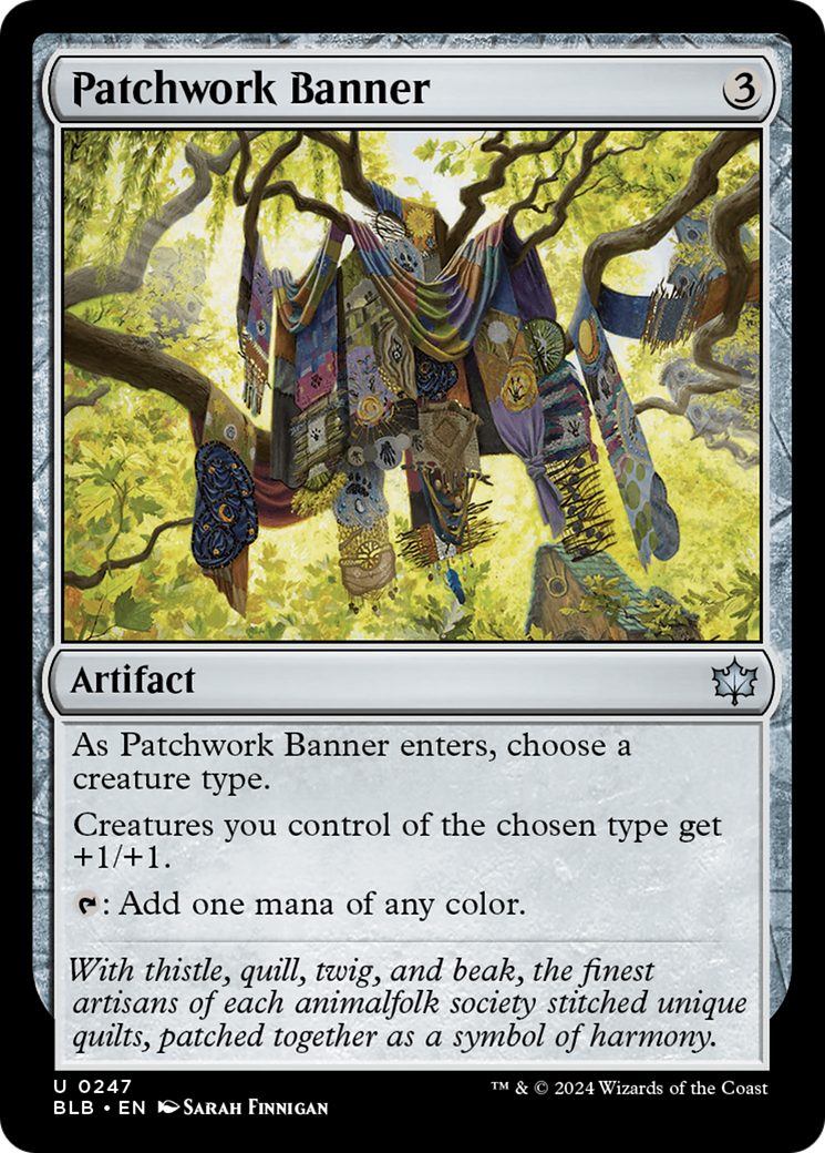 Image of Patchwork Banner [Bloomburrow]