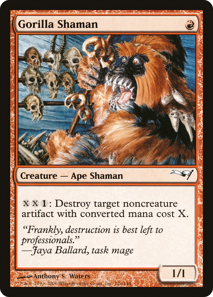 Image of Gorilla Shaman [Coldsnap Theme Decks]