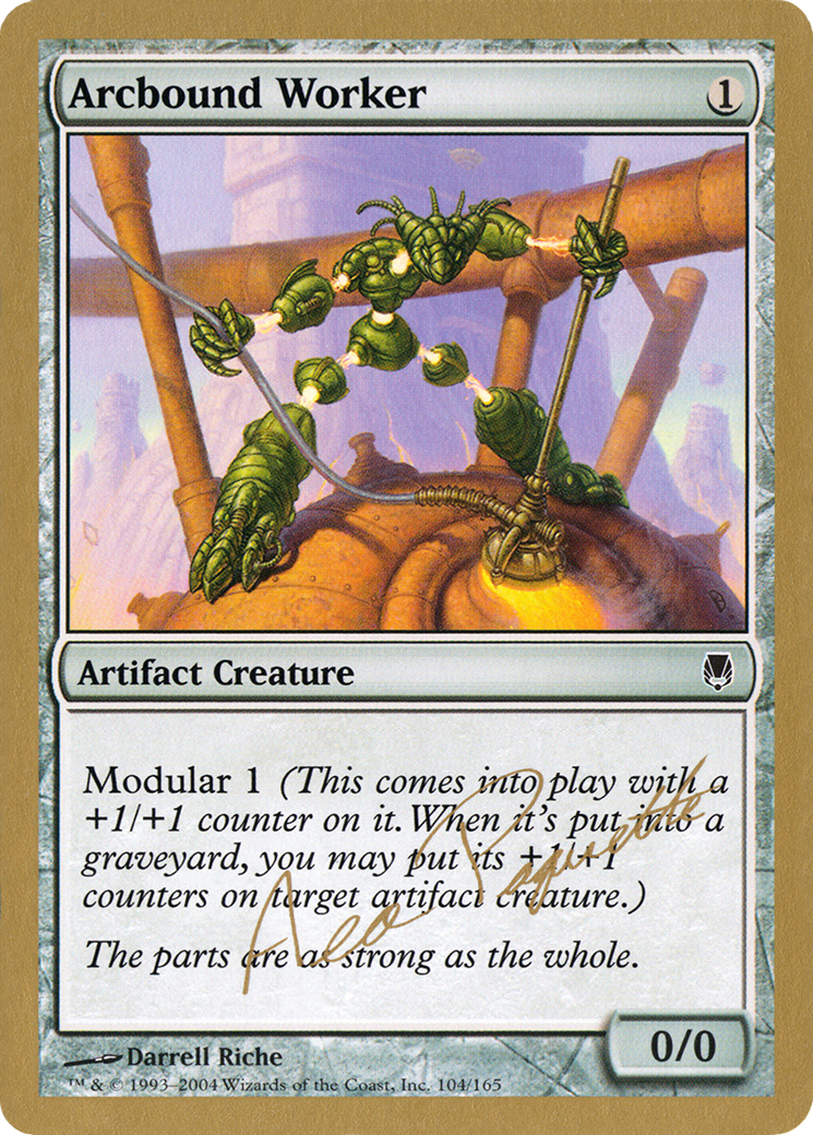 Image of Arcbound Worker (Aeo Paquette) [World Championship Decks 2004]