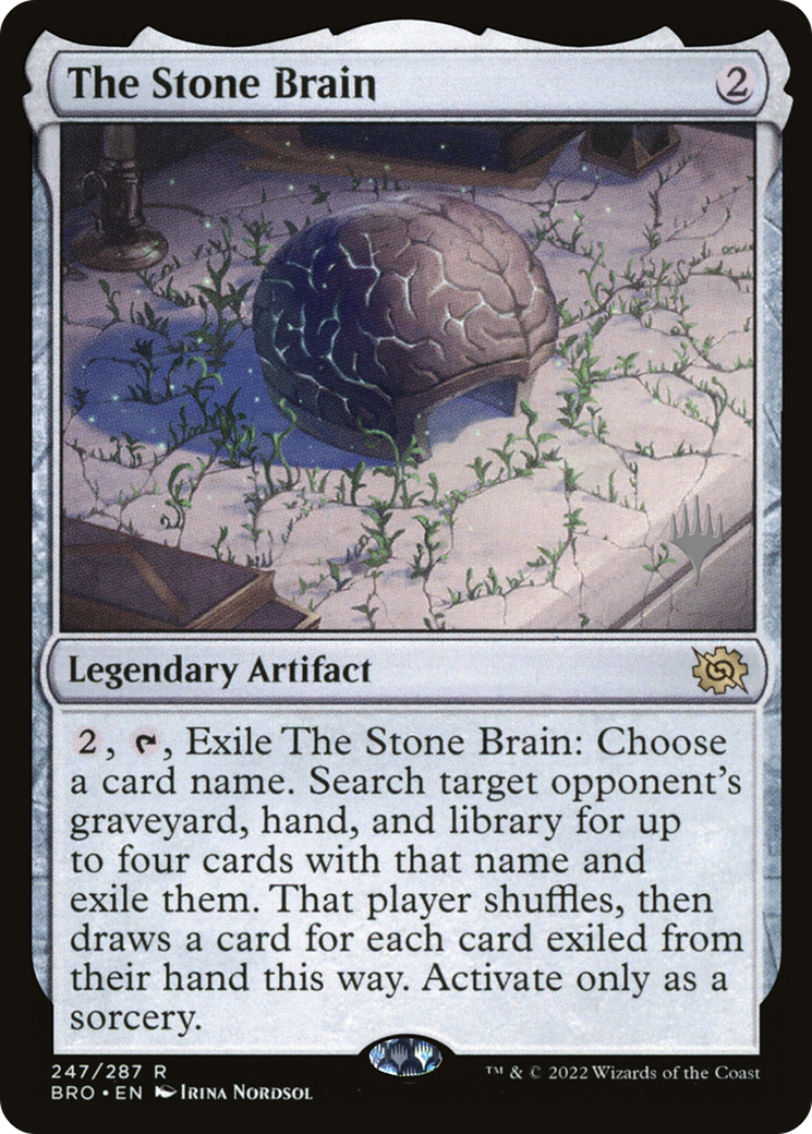 Image of The Stone Brain (Promo Pack) [The Brothers' War Promos]