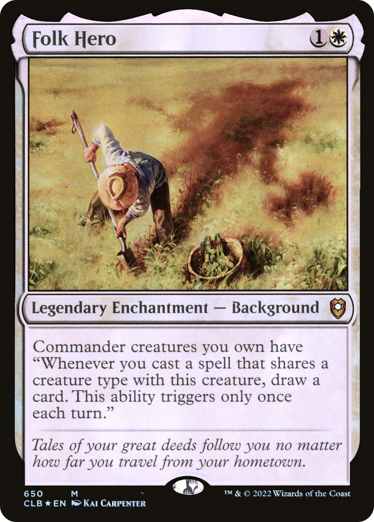Image of Folk Hero [Commander Legends: Battle for Baldur's Gate]