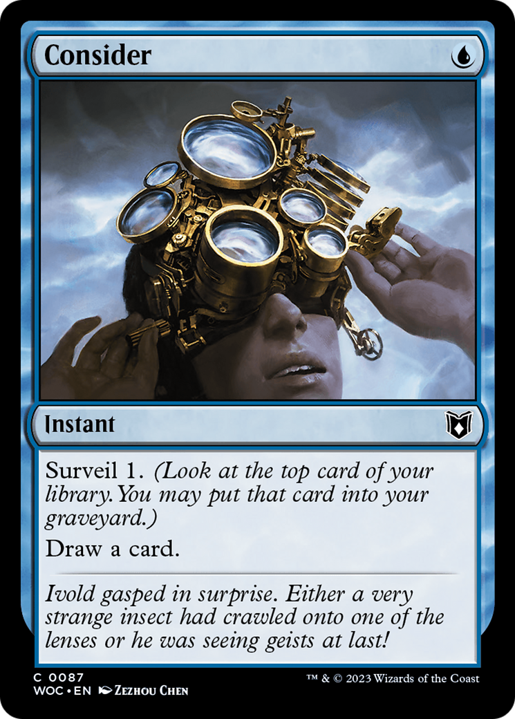 Image of Consider [Wilds of Eldraine Commander]