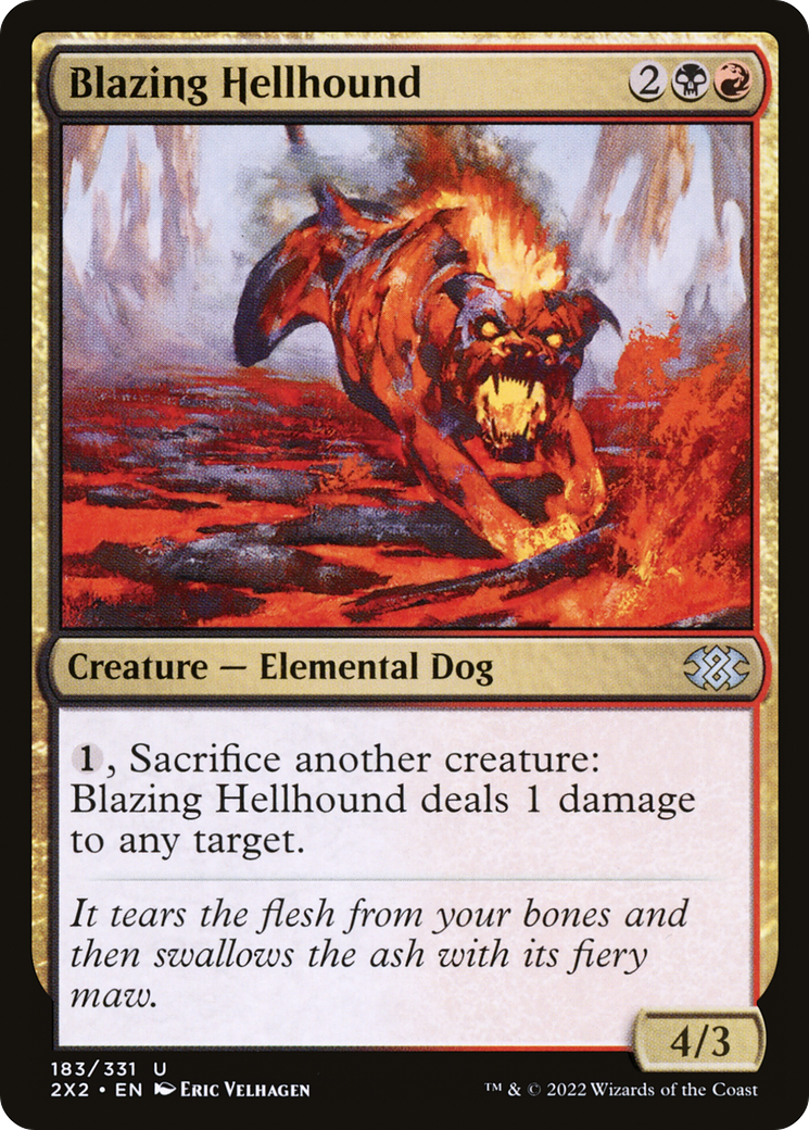 Image of Blazing Hellhound [Double Masters 2022]