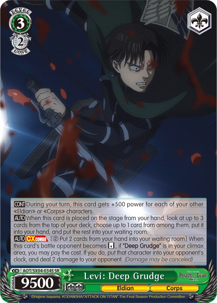 Image of Levi: Deep Grudge (Foil) [Attack On Titan: Final Season]