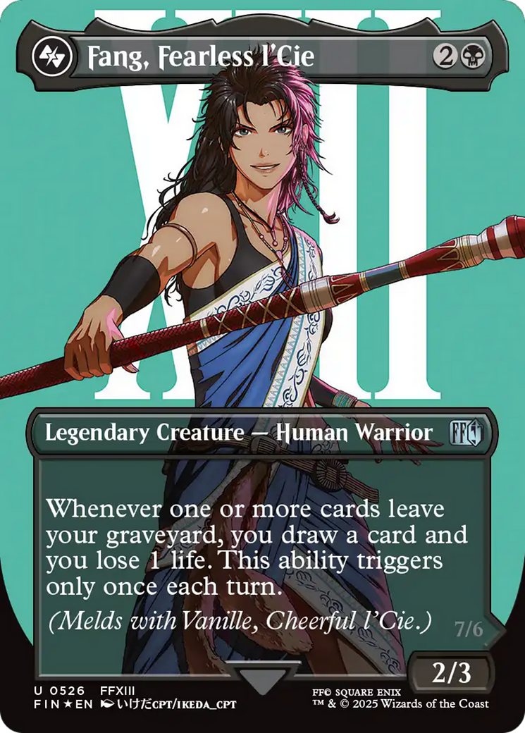 Image of Fang, Fearless l'Cie (Borderless) (Surge Foil) [FINAL FANTASY]