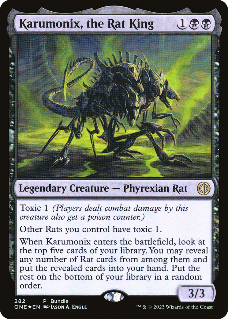 Image of Karumonix, the Rat King (Bundle) [Phyrexia: All Will Be One]
