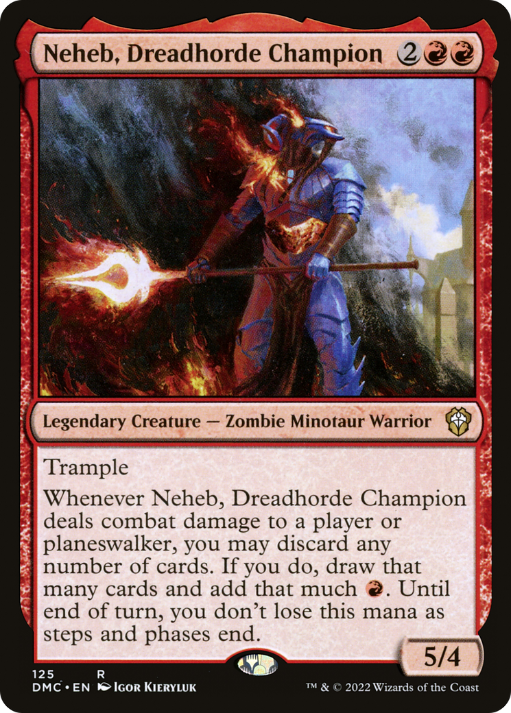 Image of Neheb, Dreadhorde Champion [Dominaria United Commander]