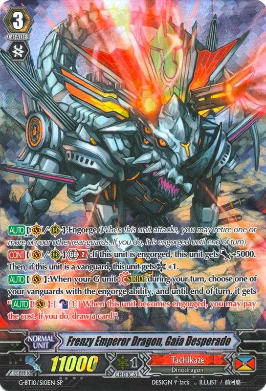 Image of Frenzy Emperor Dragon, Gaia Desperado (G-BT10/S10EN) [Raging Clash of the Blade Fangs]