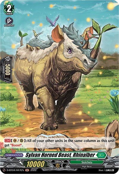 Image of Sylvan Horned Beast, Rhinalber (D-BT04/H47EN) [Awakening of Chakrabarthi]