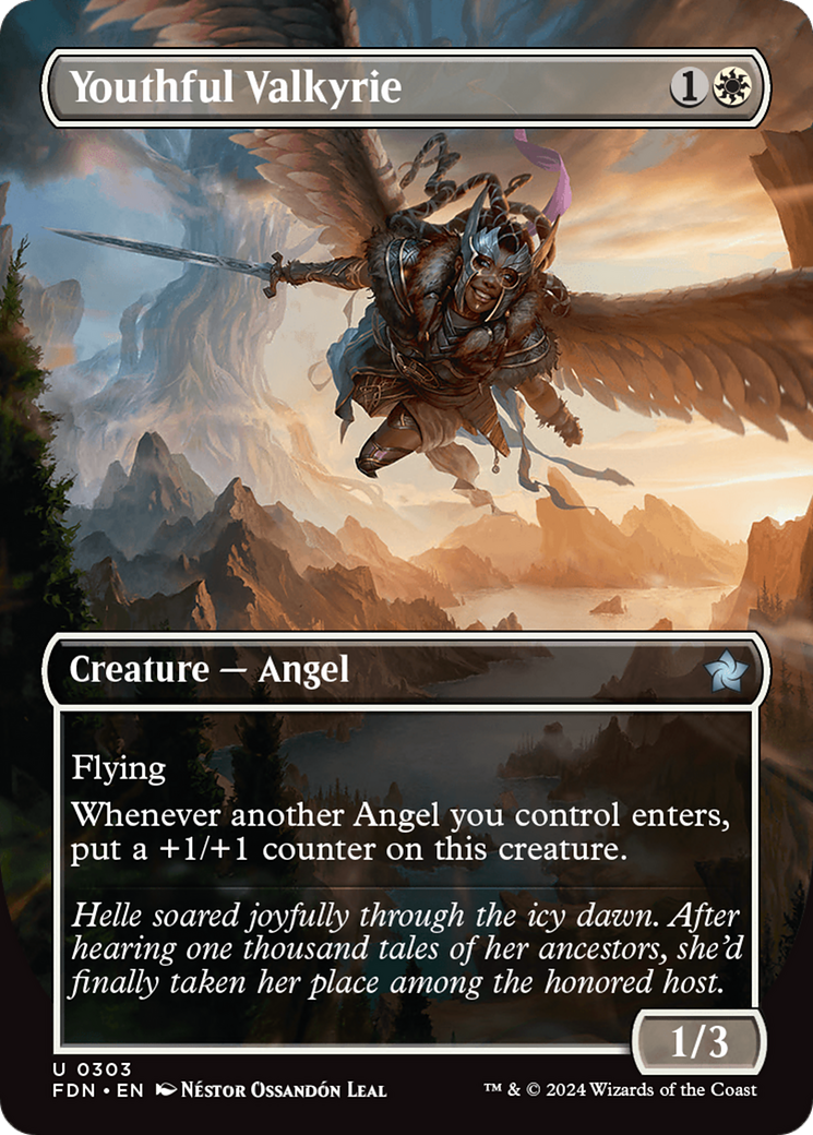 Image of Youthful Valkyrie (Borderless) [Foundations]
